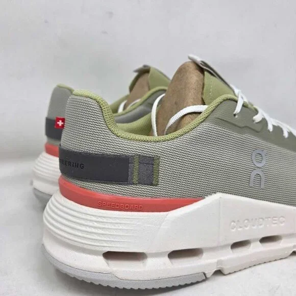 New 9.5 ON Cloudnova Form 2 sneakers in Chalk / Salmon from Anthropologie - Picture 5 of 11